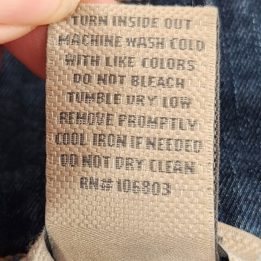 Duluth Trading Co Dark Wash Pull on Skinny Denim Jeans Plus Women's 18 - Picture 4 of 8